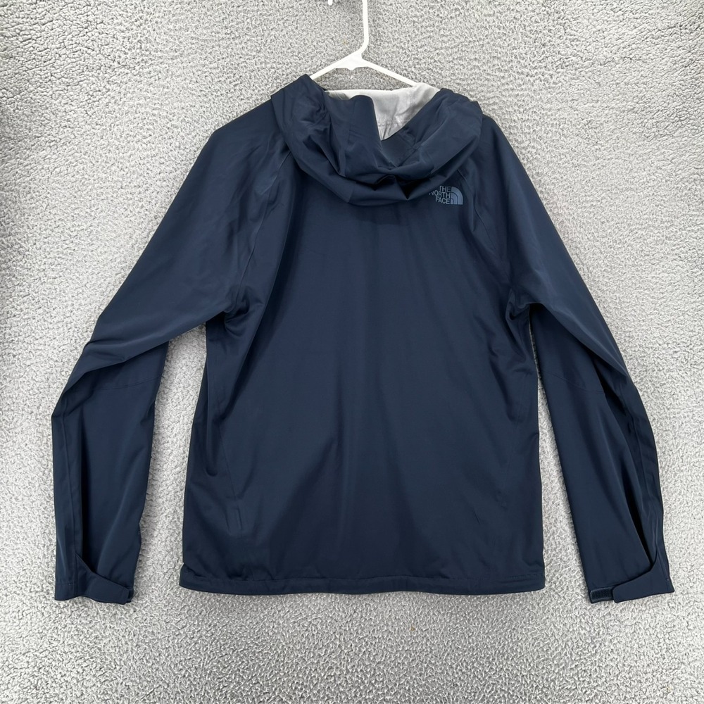 The North Face Windbreaker Jacket Women Medium Blue Full Zip Hood‎ Dryvent Rain - Picture 2 of 16